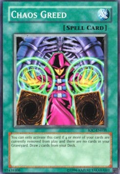 Chaos Greed [IOC-EN038] Common | Amazing Games TCG