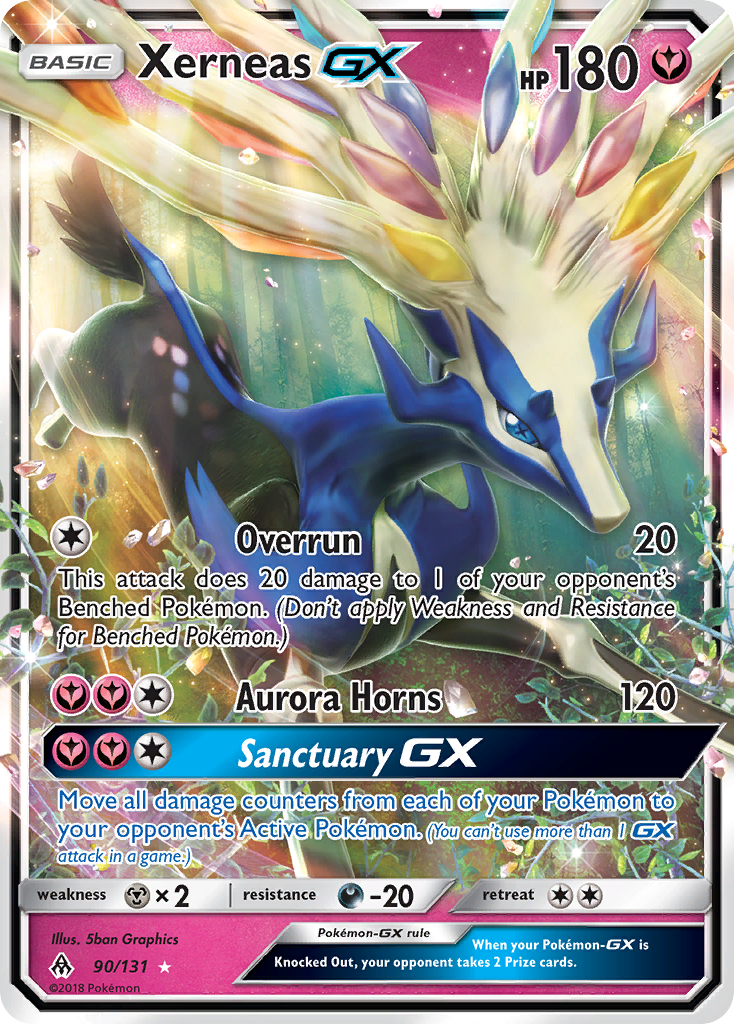 Xerneas GX (90/131) [Sun & Moon: Forbidden Light] | Amazing Games TCG