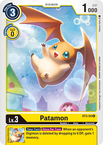 Patamon [ST3-04] [Starter Deck: Heaven's Yellow] | Amazing Games TCG