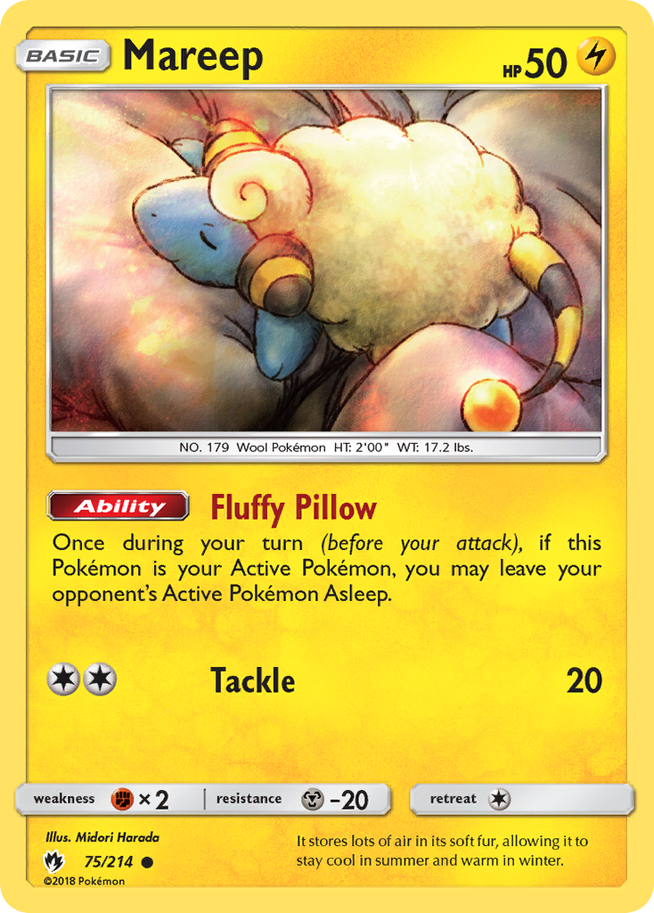 Mareep (75/214) [Sun & Moon: Lost Thunder] | Amazing Games TCG