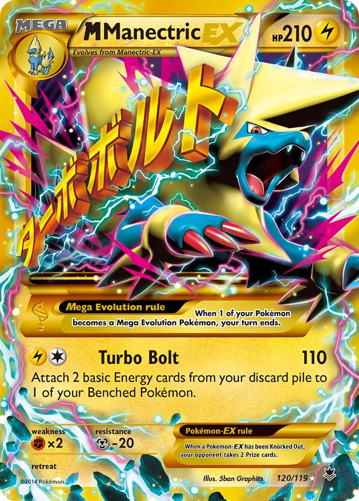 M Manectric EX (120/119) [XY: Phantom Forces] | Amazing Games TCG