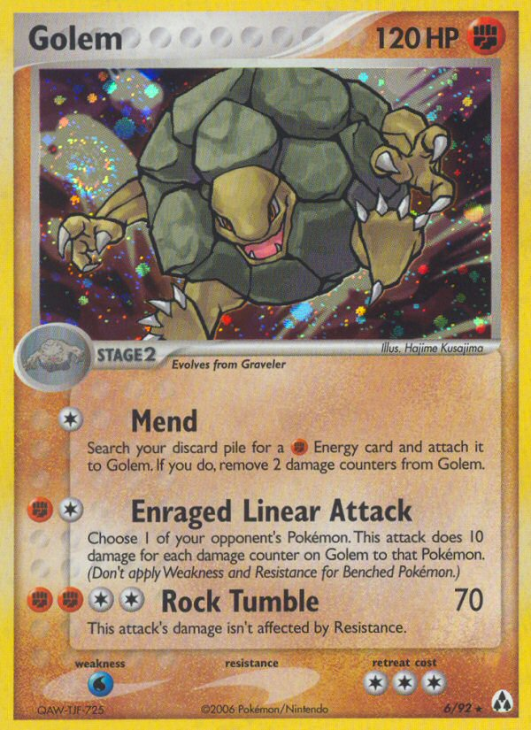 Golem (6/92) [EX: Legend Maker] | Amazing Games TCG