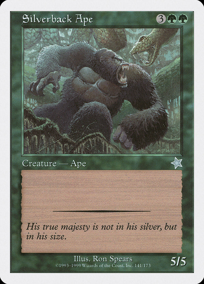 Silverback Ape [Starter 1999] | Amazing Games TCG