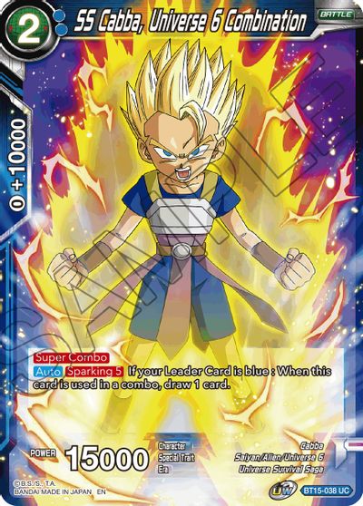 SS Cabba, Universe 6 Combination [BT15-038] | Amazing Games TCG