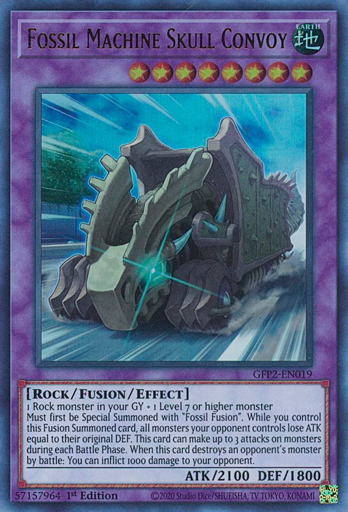 Fossil Machine Skull Convoy [GFP2-EN019] Ultra Rare | Amazing Games TCG