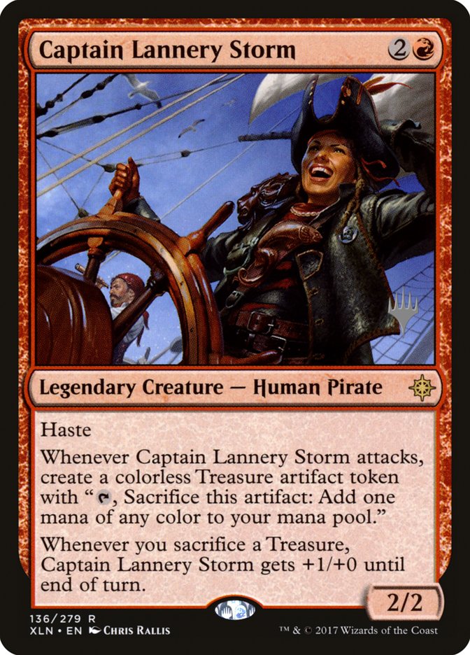 Captain Lannery Storm (Promo Pack) [Ixalan Promos] | Amazing Games TCG