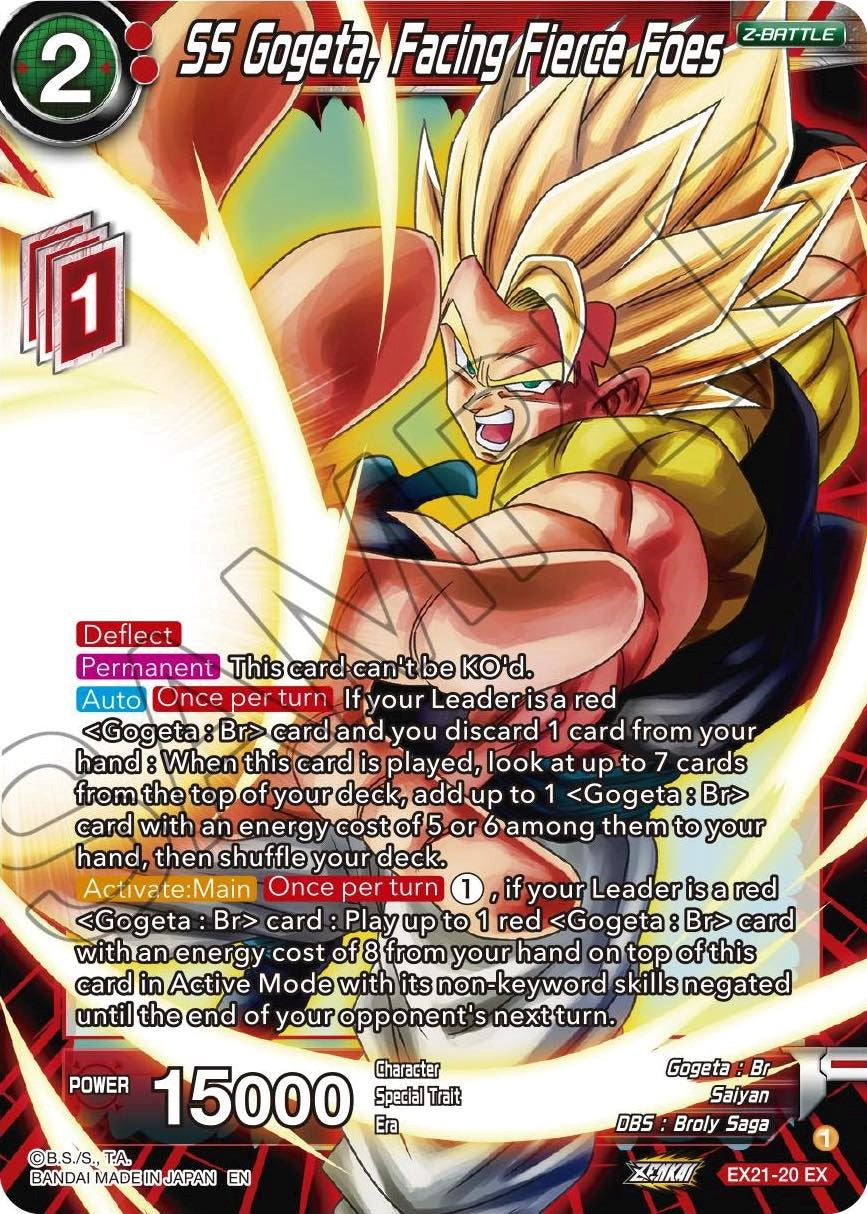 SS Gogeta, Facing Fierce Foes (EX21-20) [5th Anniversary Set] | Amazing Games TCG