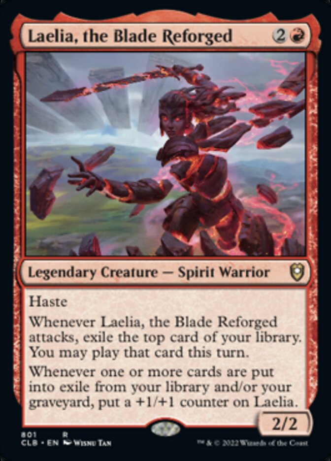 Laelia, the Blade Reforged [Commander Legends: Battle for Baldur's Gate] | Amazing Games TCG