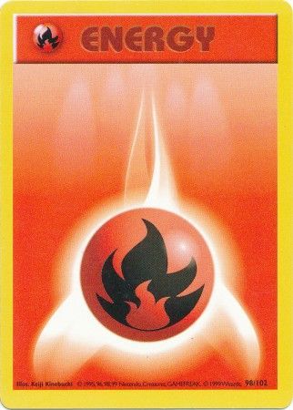 Fire Energy (98/102) [Base Set Shadowless Unlimited] | Amazing Games TCG