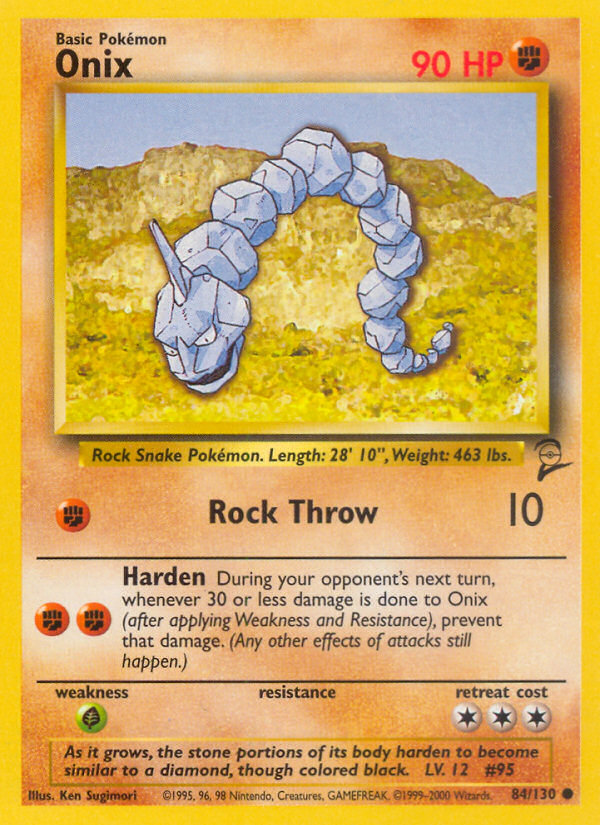 Onix (84/130) [Base Set 2] | Amazing Games TCG