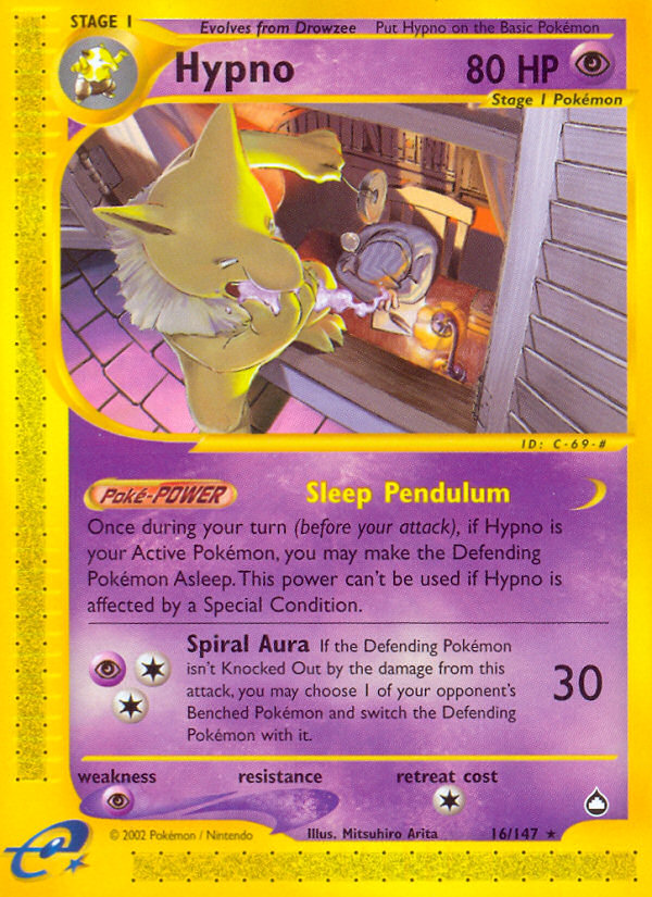 Hypno (16/147) [Aquapolis] | Amazing Games TCG