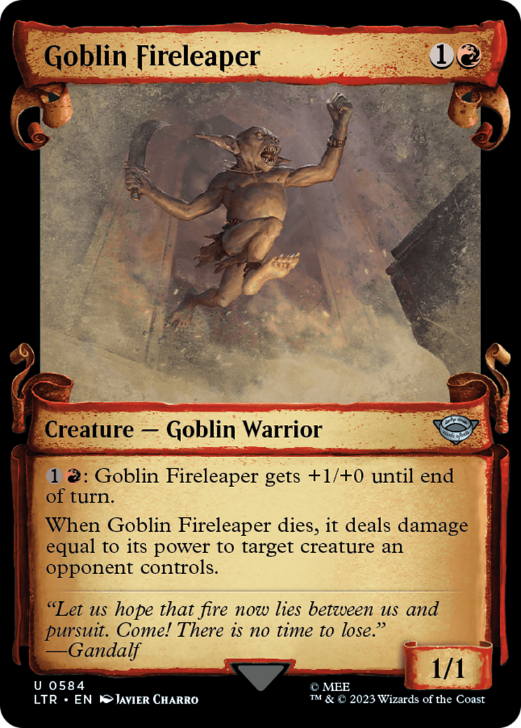 Goblin Fireleaper [The Lord of the Rings: Tales of Middle-Earth Showcase Scrolls] | Amazing Games TCG