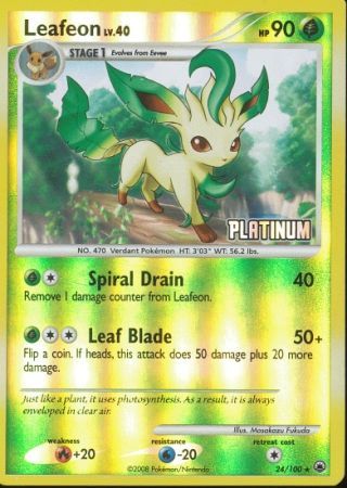 Leafeon (24/100) [Burger King Promos: 2009 Collection] | Amazing Games TCG
