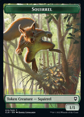 Treasure // Squirrel Double-sided Token [Commander Legends: Battle for Baldur's Gate Tokens] | Amazing Games TCG