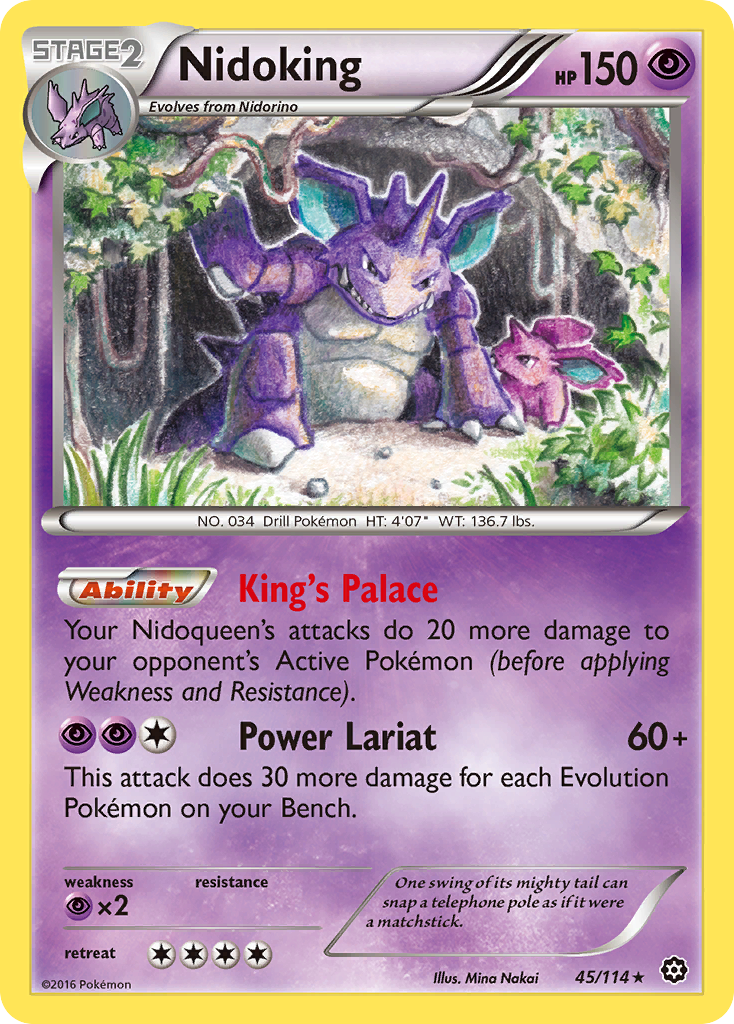 Nidoking (45/114) [XY: Steam Siege] | Amazing Games TCG