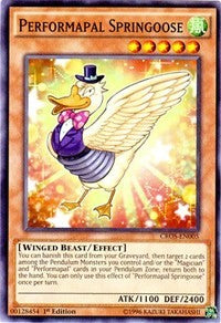 Performapal Springoose [Crossed Souls] [CROS-EN005] | Amazing Games TCG