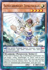 Satellarknight Zefrathuban [Crossed Souls] [CROS-EN020] | Amazing Games TCG