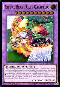 Ritual Beast Ulti-Gaiapelio (UTR) [Crossed Souls] [CROS-EN045] | Amazing Games TCG