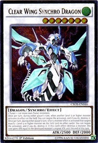 Clear Wing Synchro Dragon (UTR) [Crossed Souls] [CROS-EN046] | Amazing Games TCG