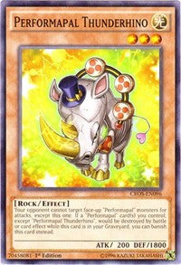 Performapal Thunderhino [Crossed Souls] [CROS-EN096] | Amazing Games TCG