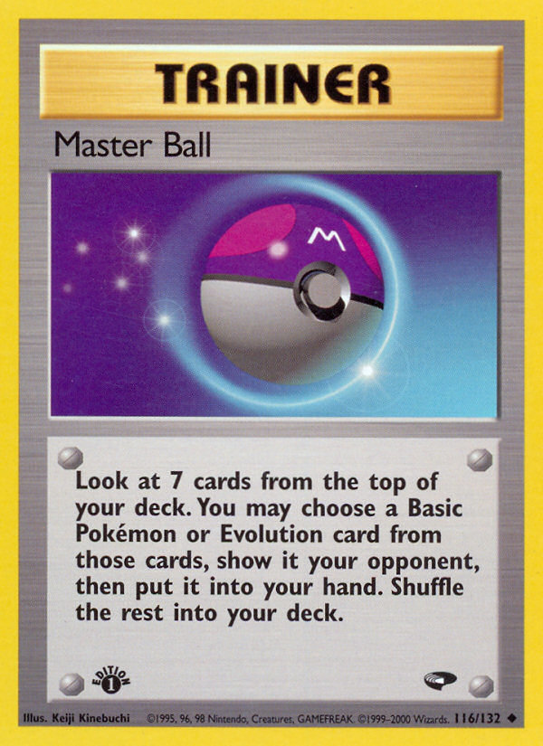 Master Ball (116/132) [Gym Challenge 1st Edition] | Amazing Games TCG