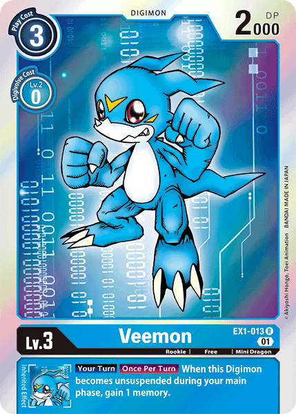 Veemon [EX1-013] [Classic Collection] | Amazing Games TCG