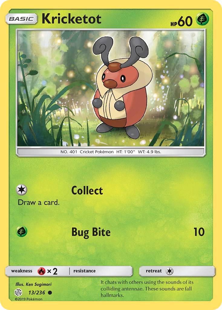 Kricketot (13/236) [Sun & Moon: Cosmic Eclipse] | Amazing Games TCG