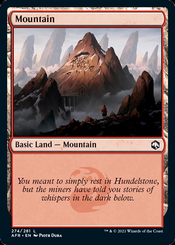 Mountain (274) [Dungeons & Dragons: Adventures in the Forgotten Realms] | Amazing Games TCG