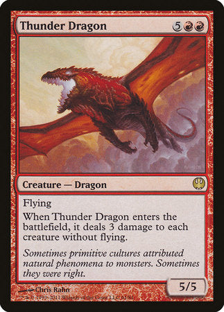 Thunder Dragon [Duel Decks: Knights vs. Dragons] | Amazing Games TCG