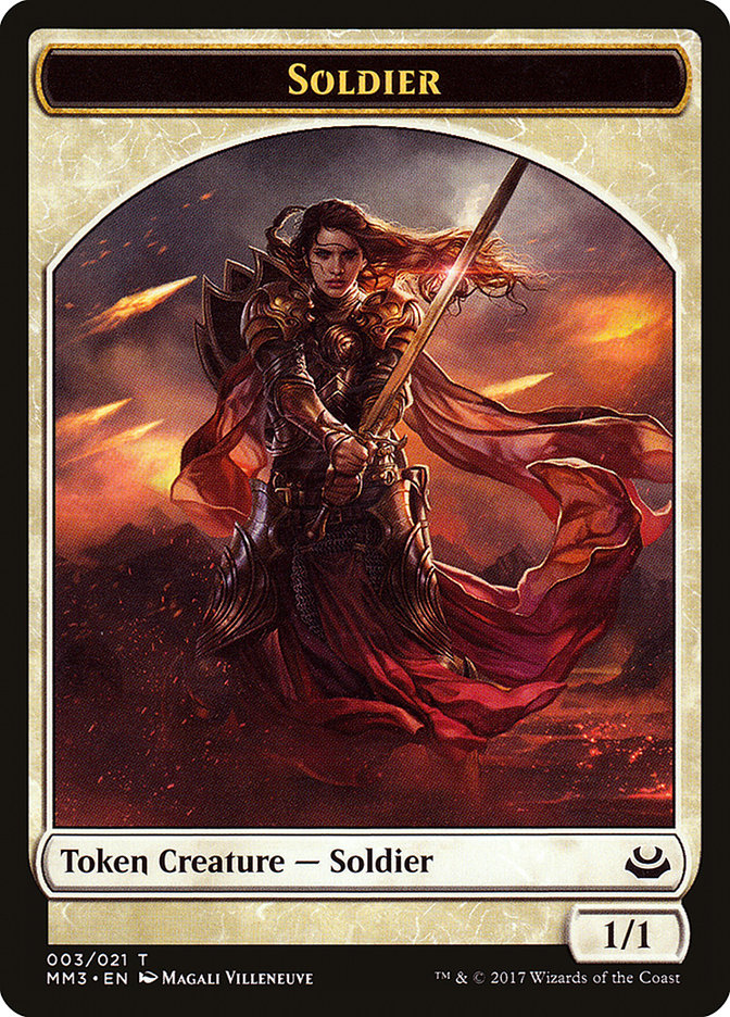 Soldier (003/021) [Modern Masters 2017 Tokens] | Amazing Games TCG