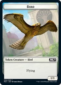 Bird // Treasure Double-sided Token [Core Set 2021 Tokens] | Amazing Games TCG