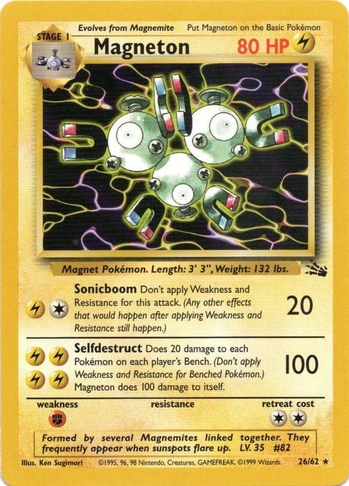 Magneton (26/62) [Fossil Unlimited] | Amazing Games TCG