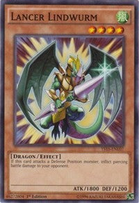 Lancer Lindwurm [Starter Deck: Dark Legion] [YS15-ENL07] | Amazing Games TCG