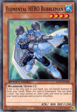 Elemental HERO Bubbleman [SGX1-ENA08] Common | Amazing Games TCG