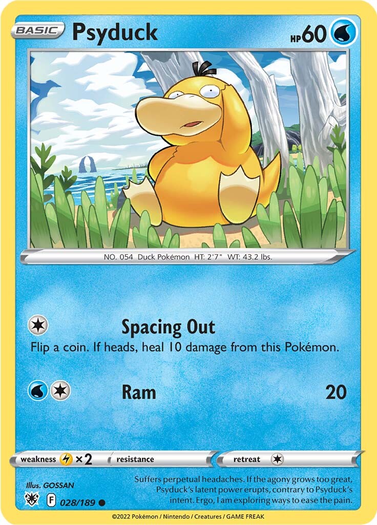 Psyduck (028/189) [Sword & Shield: Astral Radiance] | Amazing Games TCG