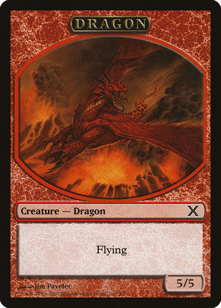 Dragon Token [Tenth Edition Tokens] | Amazing Games TCG