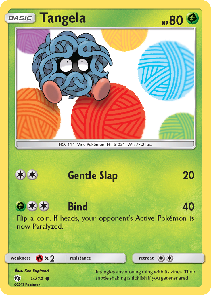 Tangela (1/214) [Sun & Moon: Lost Thunder] | Amazing Games TCG