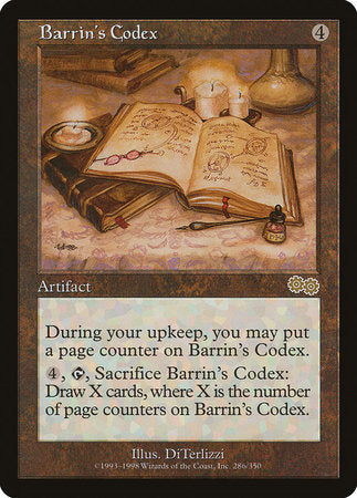 Barrin's Codex [Urza's Saga] | Amazing Games TCG