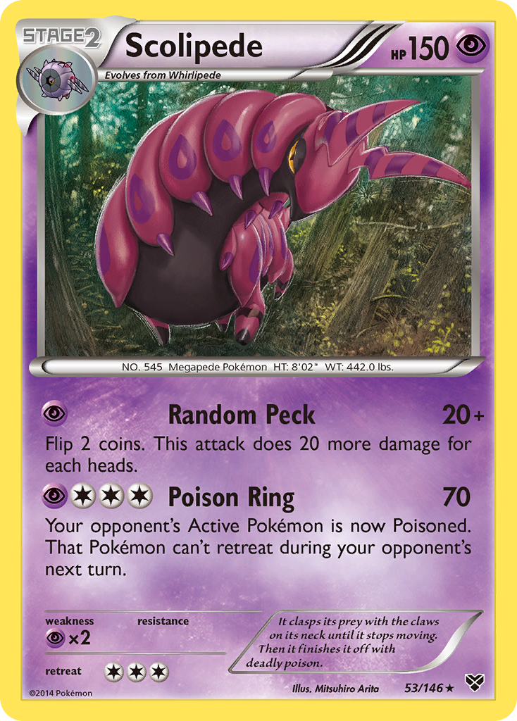 Scolipede (53/146) [XY: Base Set] | Amazing Games TCG