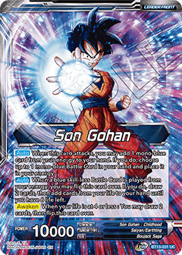 Son Gohan // SS2 Son Gohan, Pushed to the Brink (Uncommon) [BT13-031] | Amazing Games TCG
