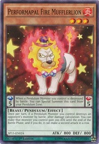 Performapal Fire Mufflerlion [Star Pack ARC-V] [SP15-EN024] | Amazing Games TCG