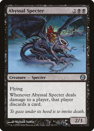 Abyssal Specter [Duels of the Planeswalkers] | Amazing Games TCG