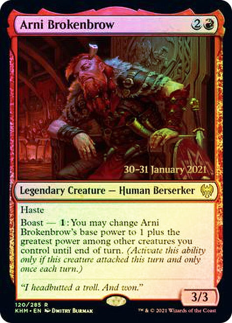 Arni Brokenbrow  [Kaldheim Prerelease Promos] | Amazing Games TCG