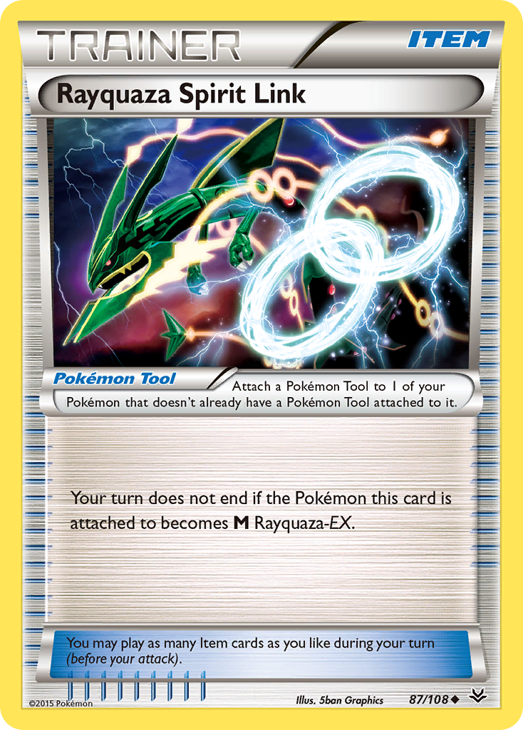 Rayquaza Spirit Link (87/108) [XY: Roaring Skies] | Amazing Games TCG