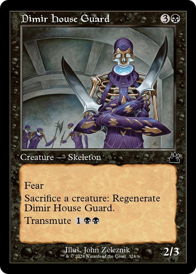 Dimir House Guard (Retro Frame) [Ravnica Remastered] | Amazing Games TCG