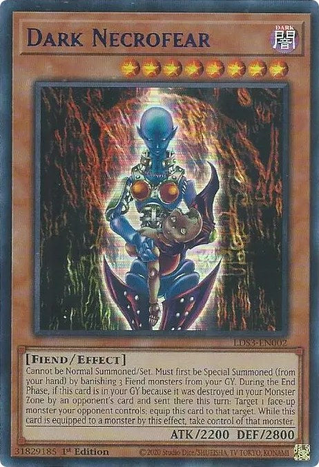 Dark Necrofear (Blue) [LDS3-EN002] Ultra Rare | Amazing Games TCG