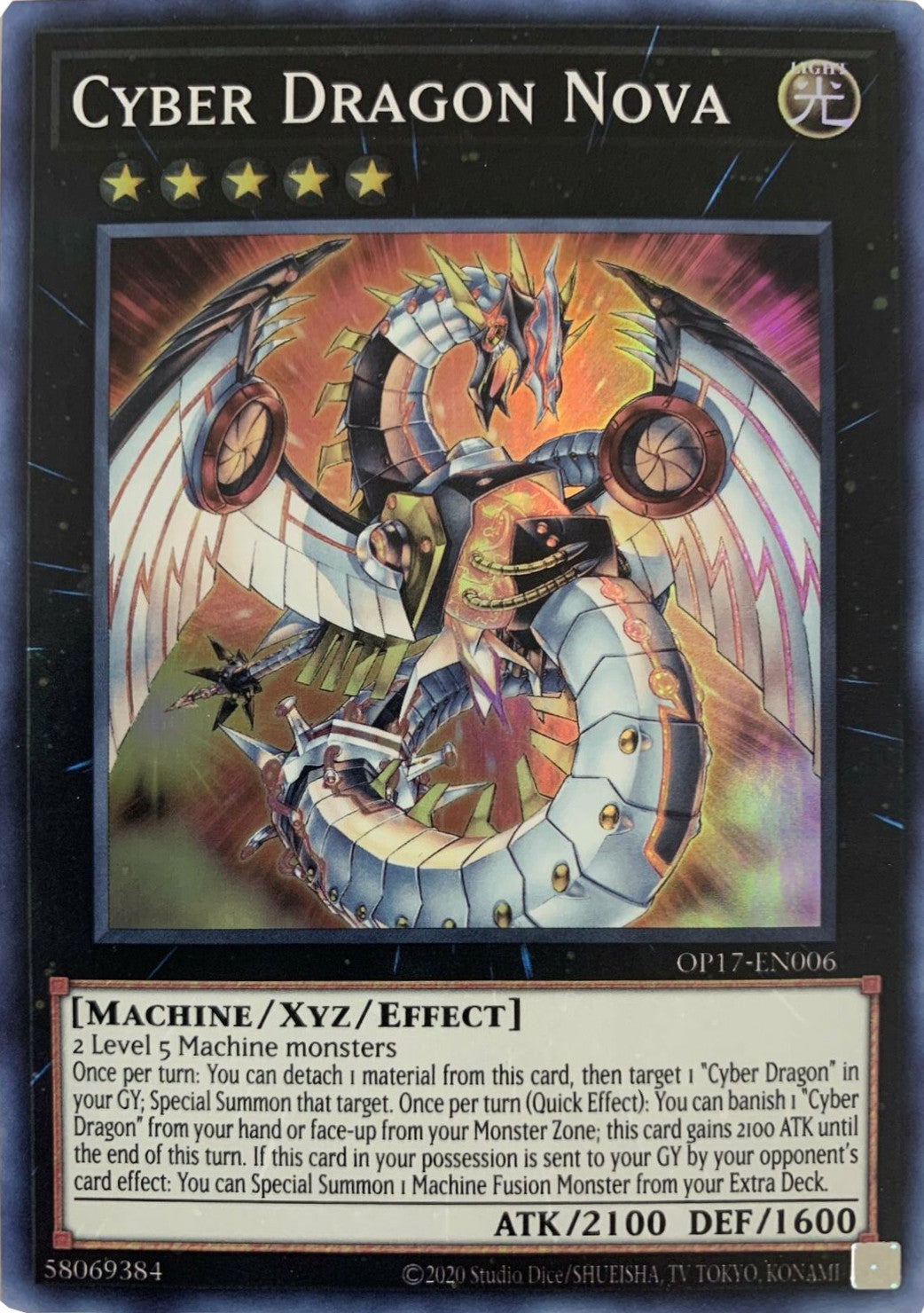 Cyber Dragon Nova [OP17-EN006] Super Rare | Amazing Games TCG