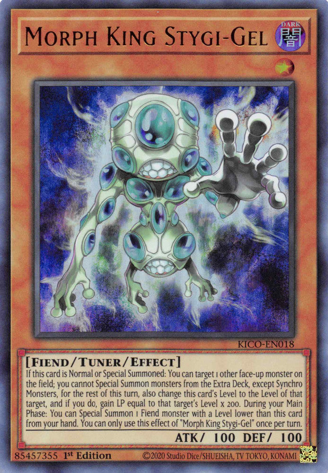 Morph King Stygi-Gel (Ultra Rare) [KICO-EN018] Ultra Rare | Amazing Games TCG