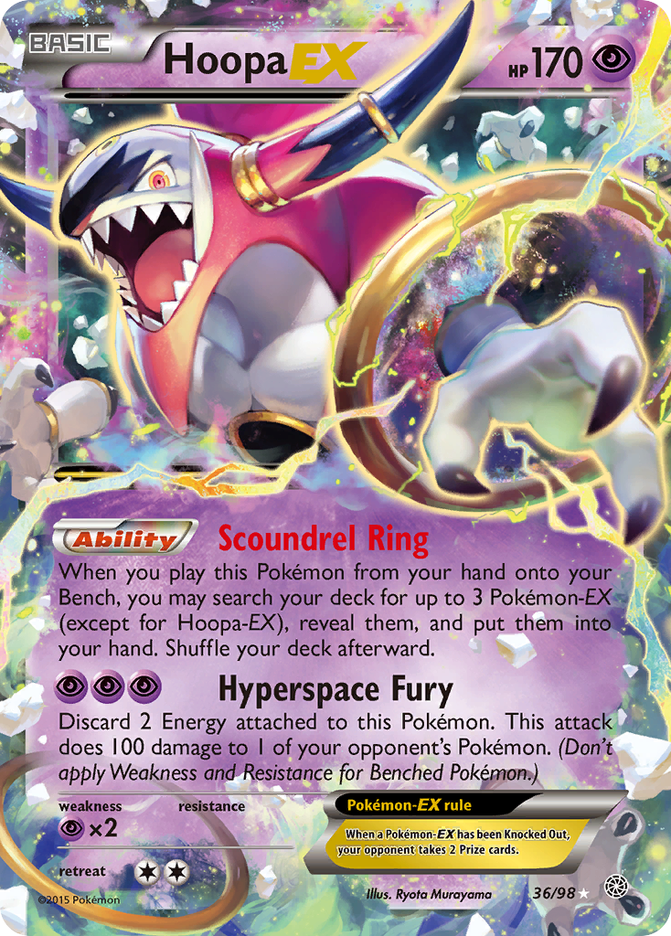 Hoopa EX (36/98) [XY: Ancient Origins] | Amazing Games TCG