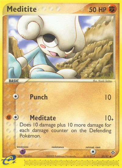 Meditite (37/97) [EX: Dragon] | Amazing Games TCG